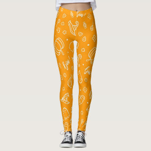 Halloween-Muster Leggings