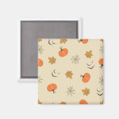 Halloween-Muster Magnet (Vorderseite/Rückseite)