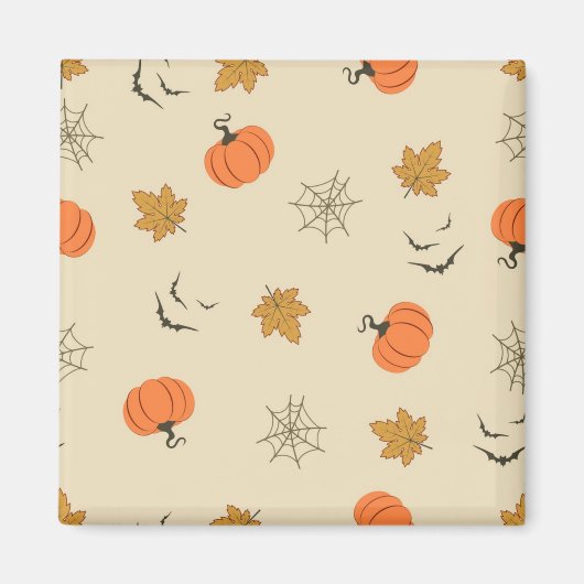 Halloween-Muster Magnet (Vorne)