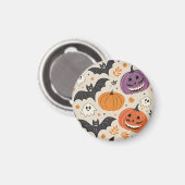 Halloween-Muster Magnet (Vorderseite/Rückseite)