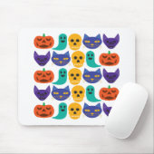 Halloween-Muster-Mauspad Mousepad (Mit Mouse)