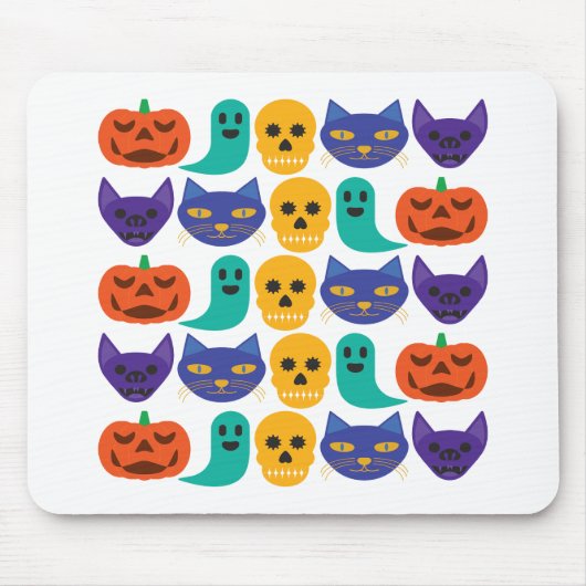 Halloween-Muster-Mauspad Mousepad (Vorne)