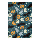 Halloween-Muster Mini Klemmbrett (Rückseite)