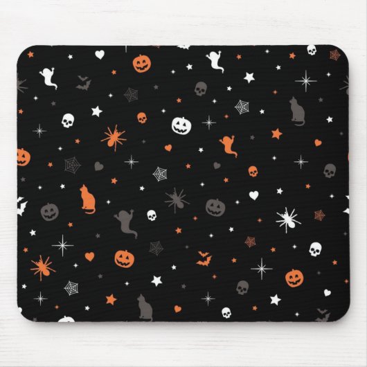 Halloween-Muster Mousepad (Vorne)