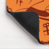 Halloween-Muster Mousepad (Ecke)