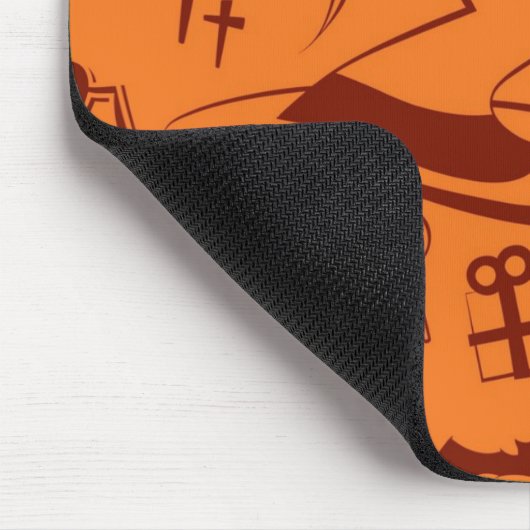 Halloween-Muster Mousepad (Ecke)