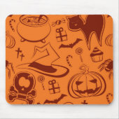 Halloween-Muster Mousepad (Vorne)