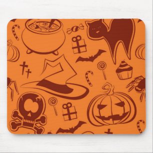 Halloween-Muster Mousepad