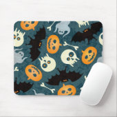 Halloween-Muster Mousepad (Mit Mouse)