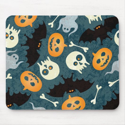Halloween-Muster Mousepad (Vorne)