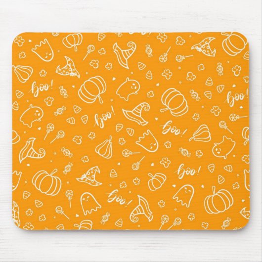 Halloween-Muster Mousepad (Vorne)