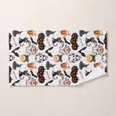 Halloween-Muster. Niedlich Handtuch (Handtuch)