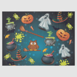 Halloween-Muster Niedlich Seidenpapier