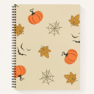 Halloween-Muster Notizblock