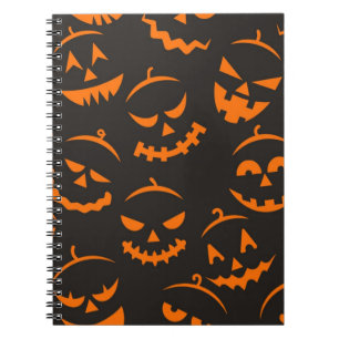 Halloween-Muster Notizblock
