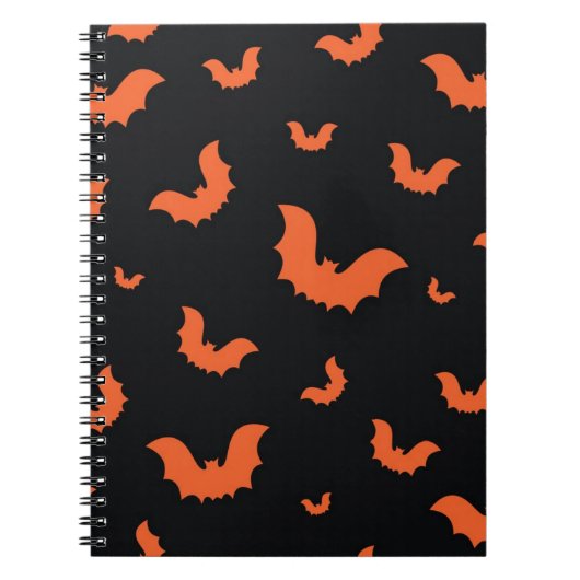 Halloween-Muster Notizblock (Vorderseite)
