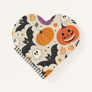 Halloween-Muster Notizblock