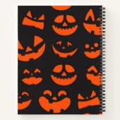 Halloween-Muster Notizblock (Rückseite)