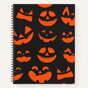 Halloween-Muster Notizblock