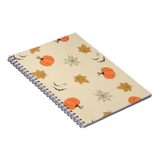 Halloween-Muster Notizblock (Rechte Seite)