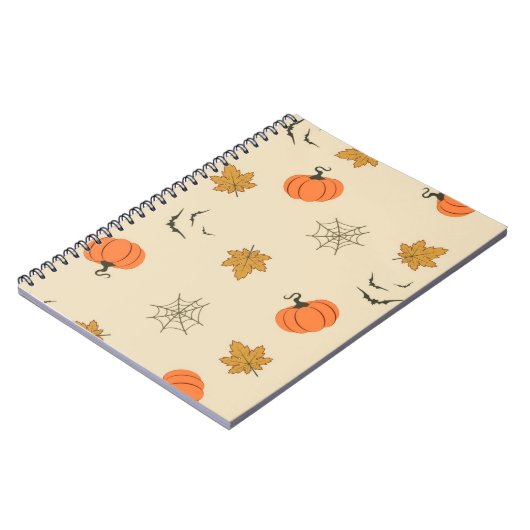 Halloween-Muster Notizblock (Linke Seite)