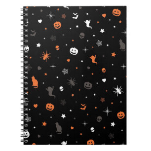 Halloween-Muster Notizblock