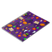 Halloween-Muster Notizblock (Linke Seite)