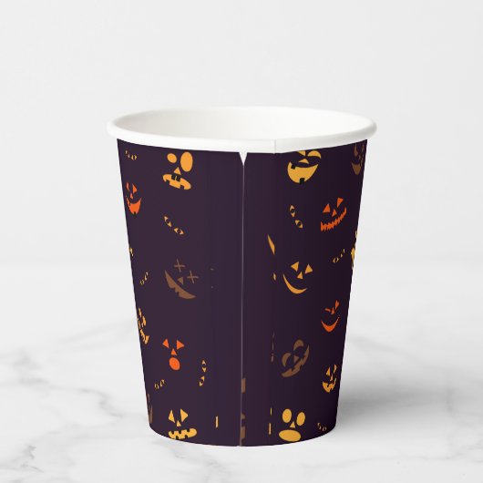 Halloween-Muster Pappbecher (Rechts)