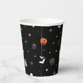 Halloween-Muster Pappbecher (Rechts)