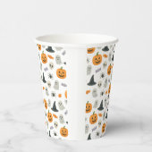 Halloween-Muster Pappbecher (Rechts)