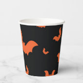 Halloween-Muster Pappbecher (Rückseite)
