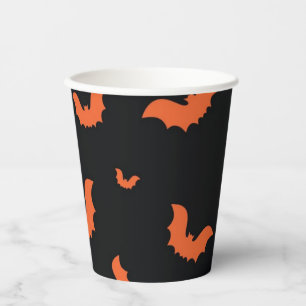 Halloween-Muster Pappbecher