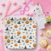 Halloween-Muster Pappteller (Party)