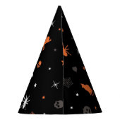 Halloween-Muster Partyhütchen (Rückseite)