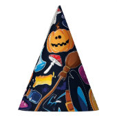 Halloween-Muster Partyhütchen (Links)