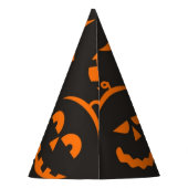 Halloween-Muster Partyhütchen (Rückseite)