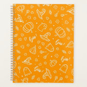 Halloween-Muster Planer (Vorderseite)