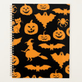 Halloween-Muster Planer (Vorderseite)