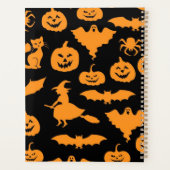 Halloween-Muster Planer (Rückseite)