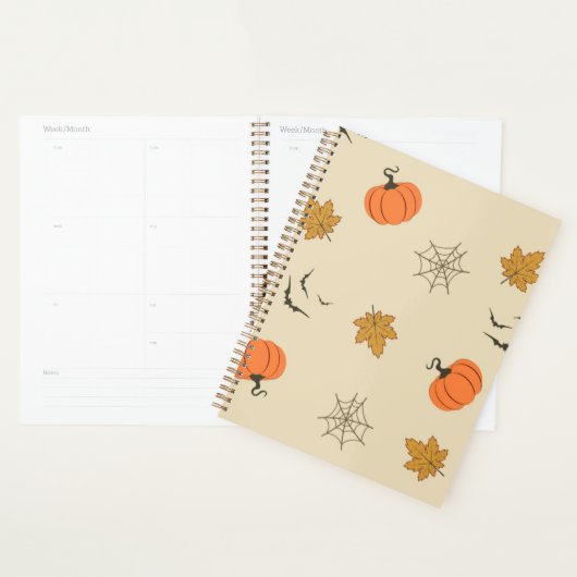 Halloween-Muster Planer (Anzeige)