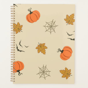 Halloween-Muster Planer
