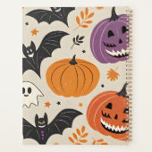 Halloween-Muster Planer (Rückseite)