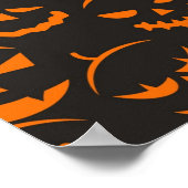 Halloween-Muster Poster (Ecke)