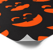 Halloween-Muster Poster (Ecke)