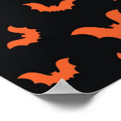 Halloween-Muster Poster (Ecke)