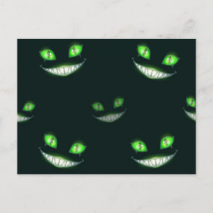 Halloween-Muster Postkarte