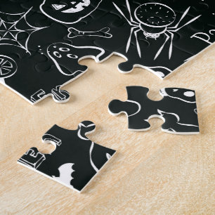 Halloween-Muster Puzzle