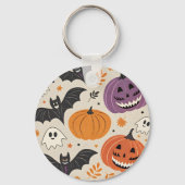Halloween-Muster Schlüsselanhänger (Rückseite)