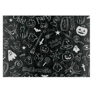 Halloween-Muster Schneidebrett