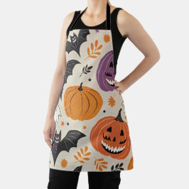 Halloween-Muster Schürze